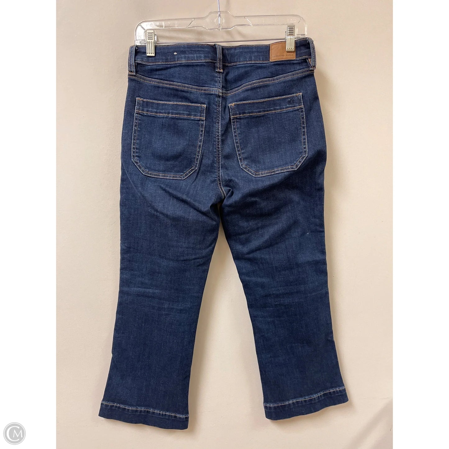 Jeans Boot Cut By American Eagle In Blue Denim, Size: 6