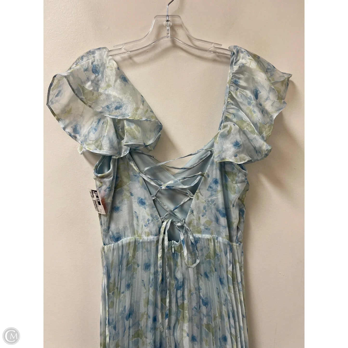 Dress Casual Midi By Lulus In Blue & Green, Size: M