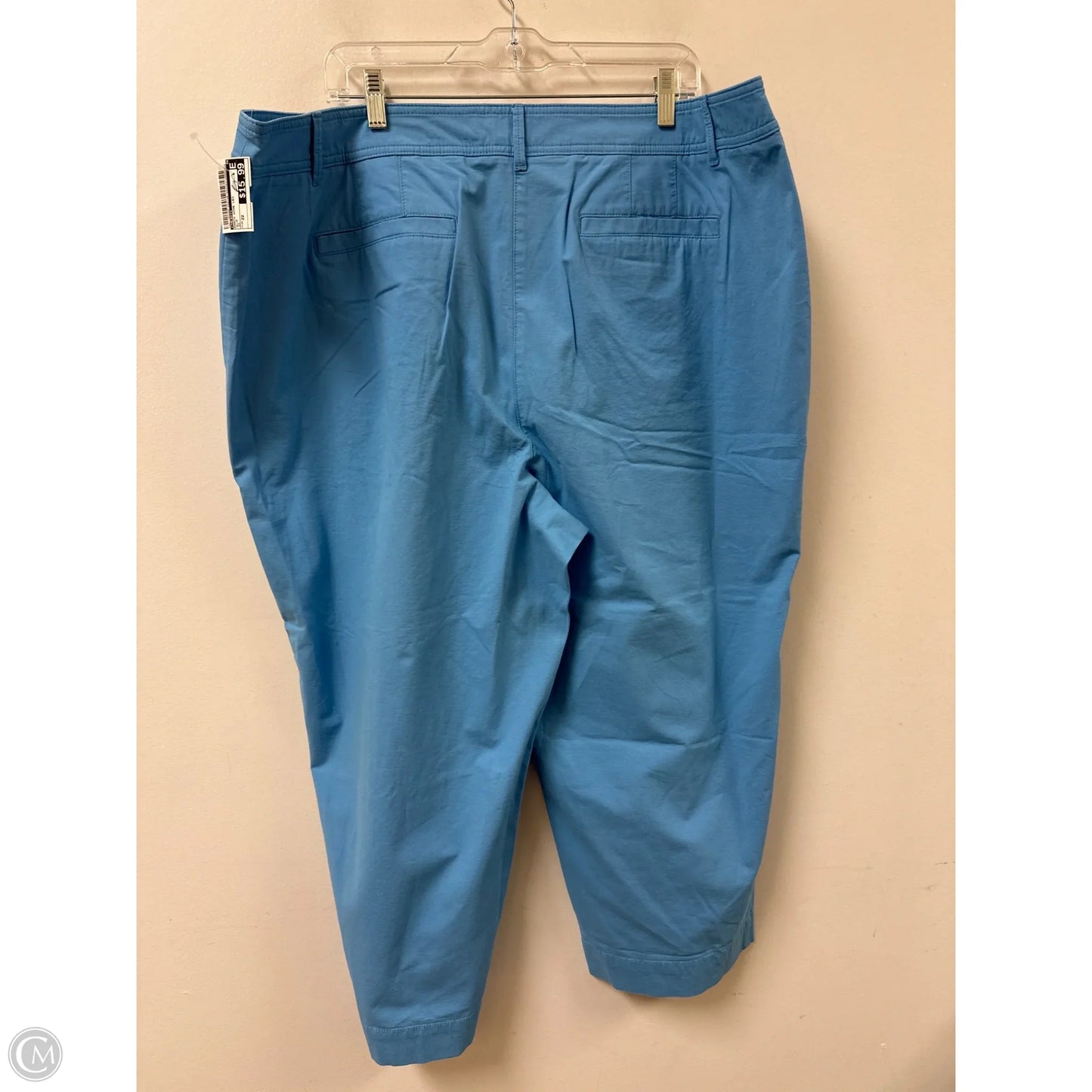 Pants Wide Leg By Talbots In Blue, Size: 22