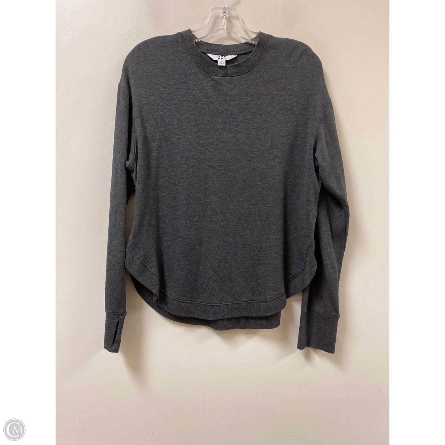 Athletic Sweatshirt Crewneck By Joy Lab In Grey, Size: S