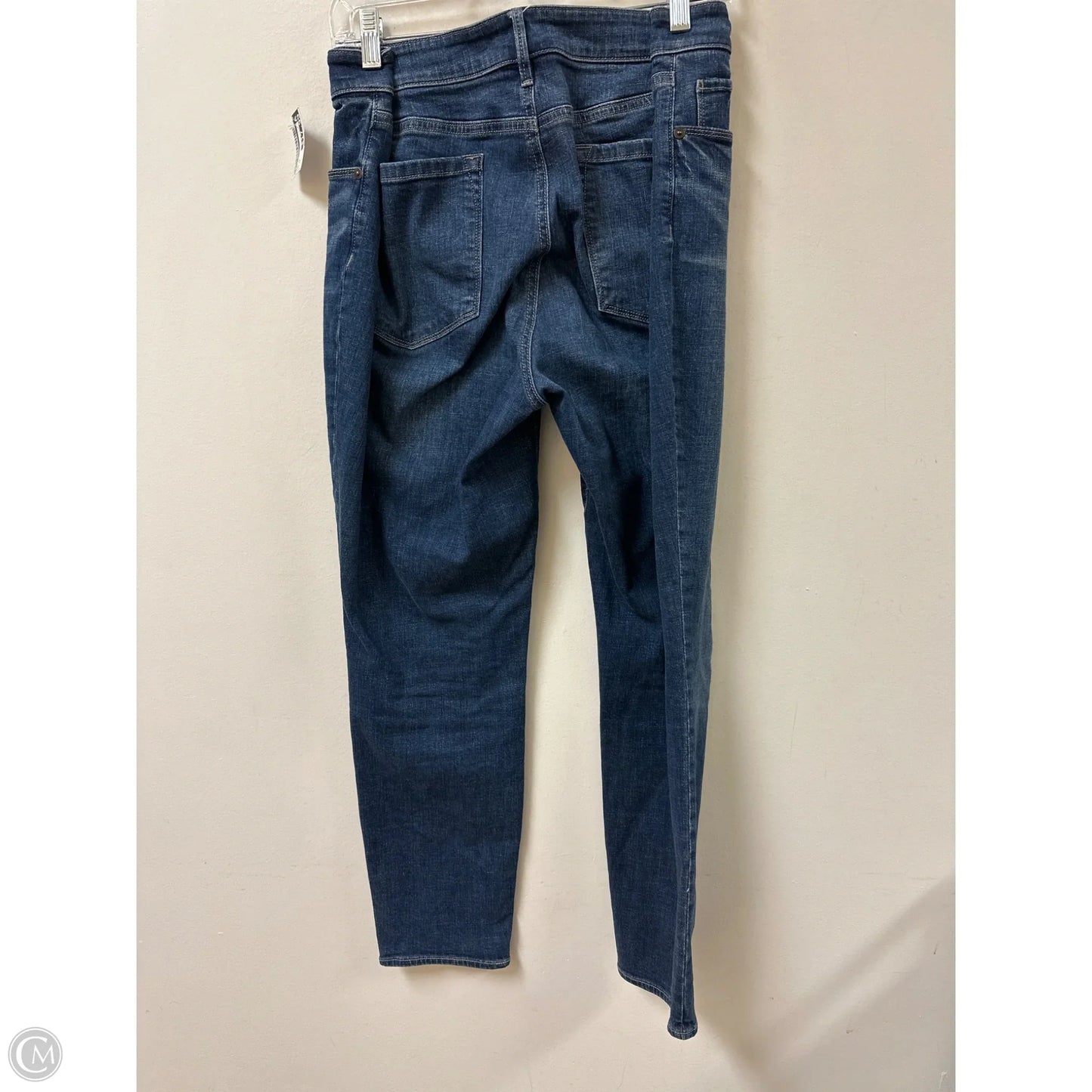 Jeans Skinny By Loft In Blue Denim, Size: 16