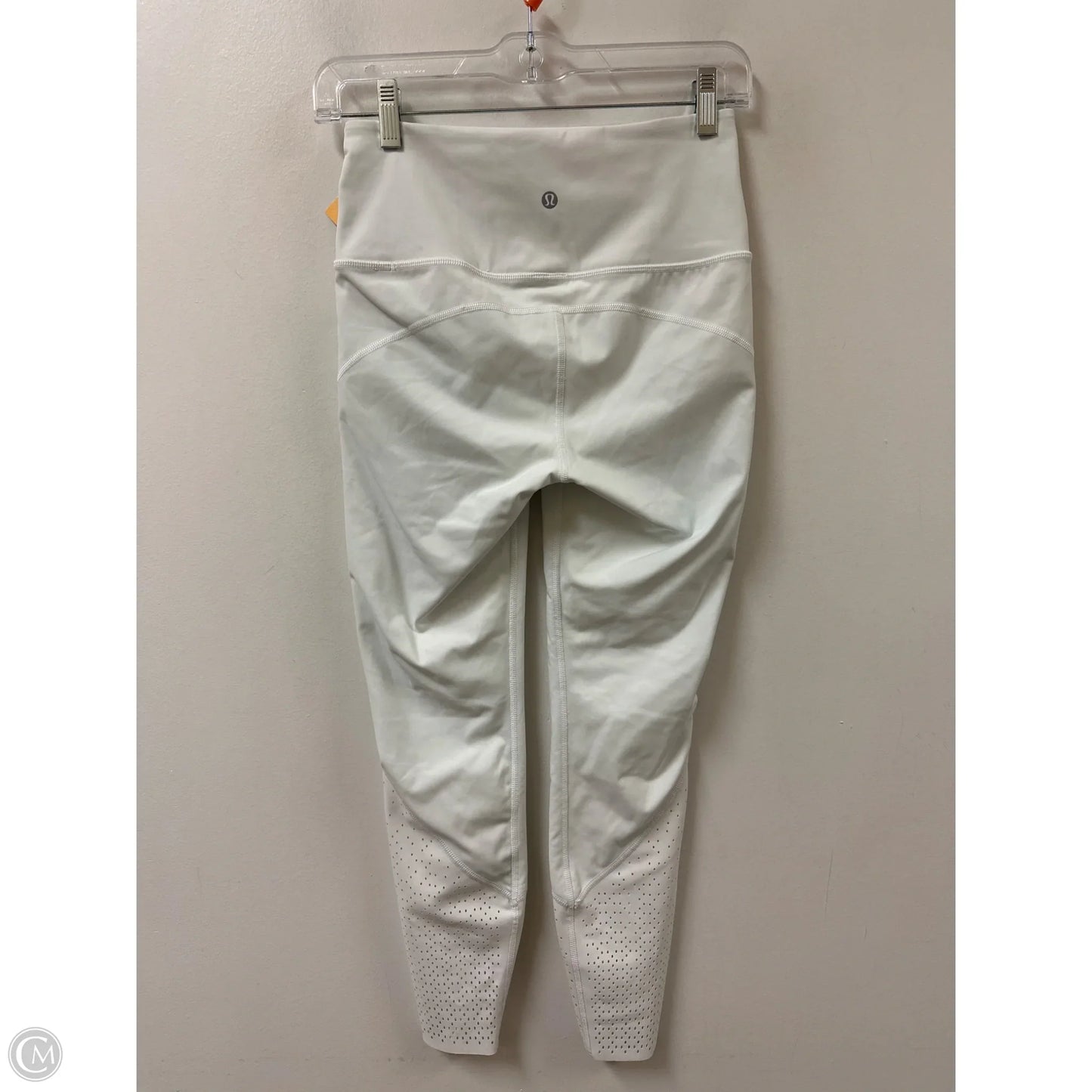 Athletic Leggings By Lululemon In White, Size: S