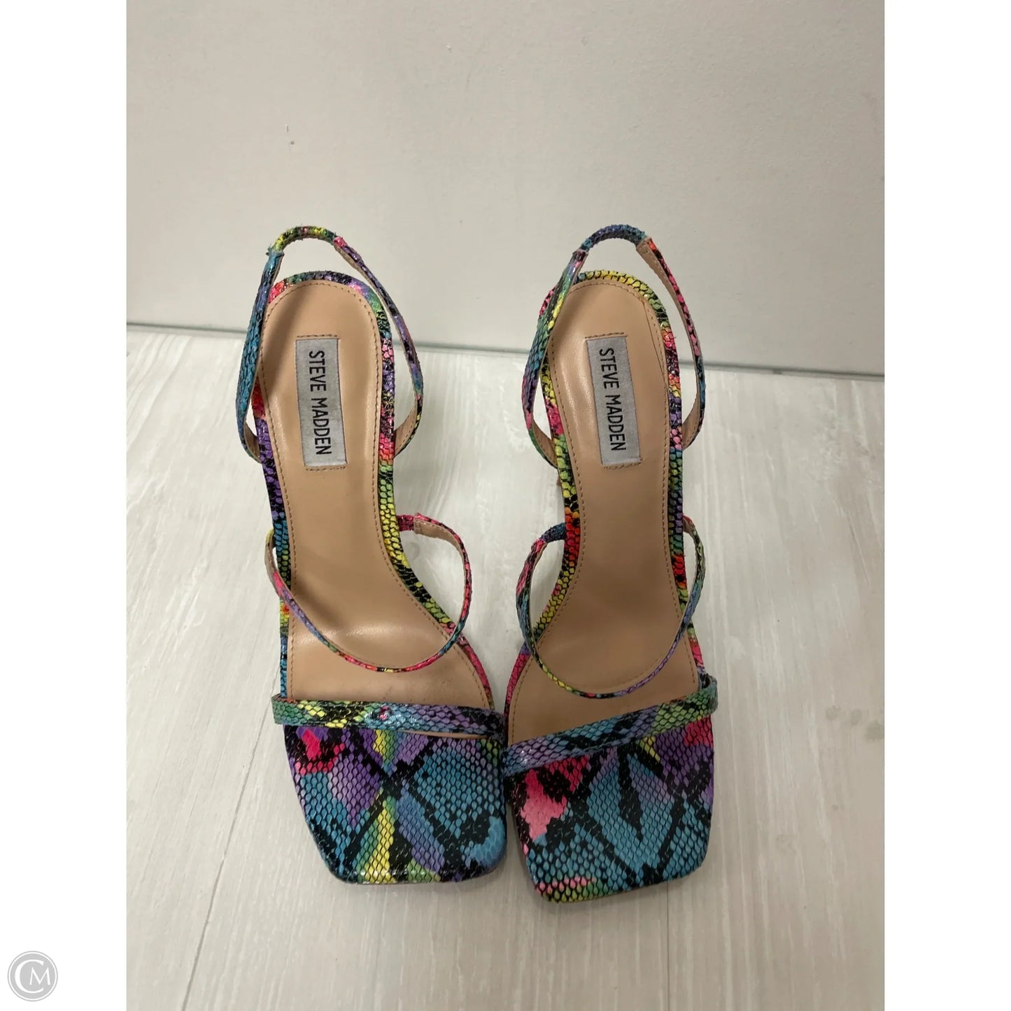 Shoes Heels Stiletto By Steve Madden In Snakeskin Print, Size: 9