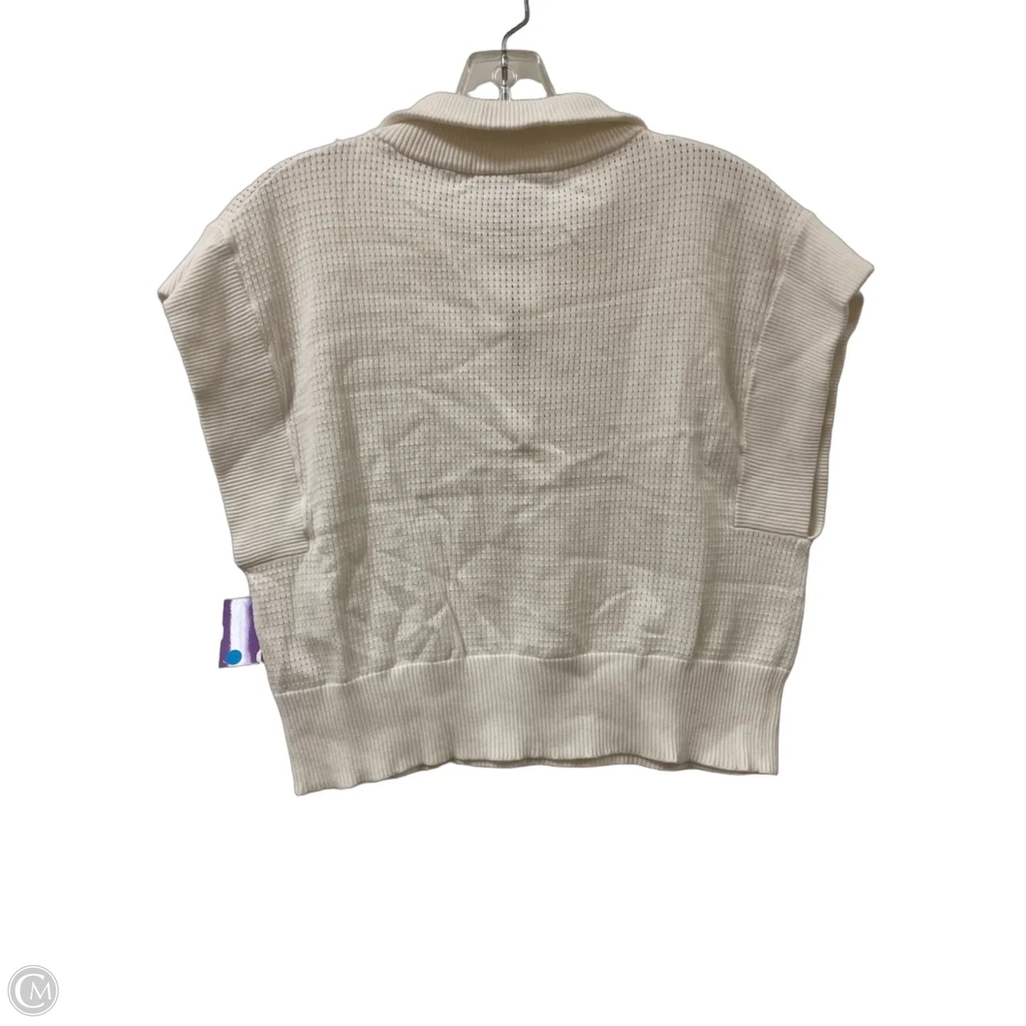 Top Short Sleeve By Cmc In White, Size: M
