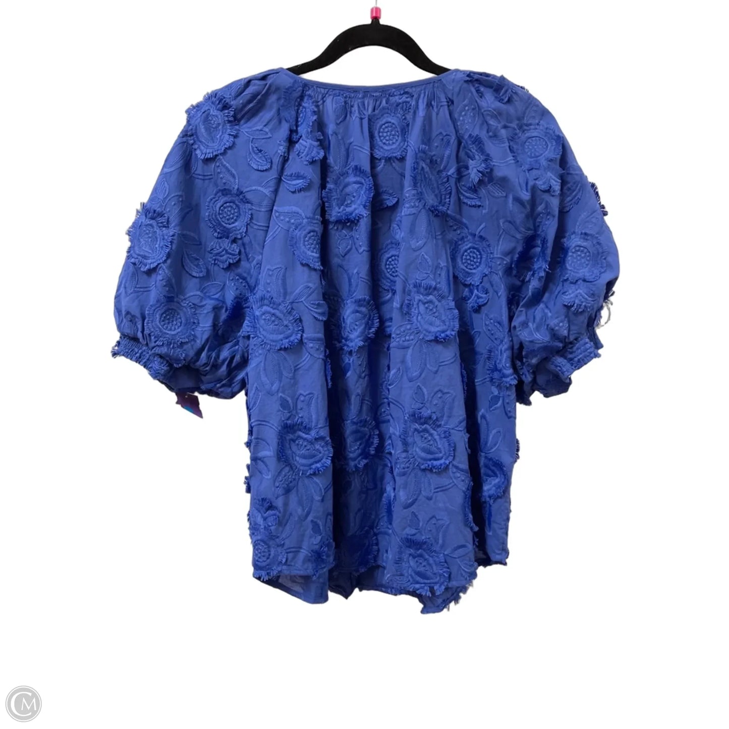 Top Short Sleeve By Chicos In Purple, Size: L