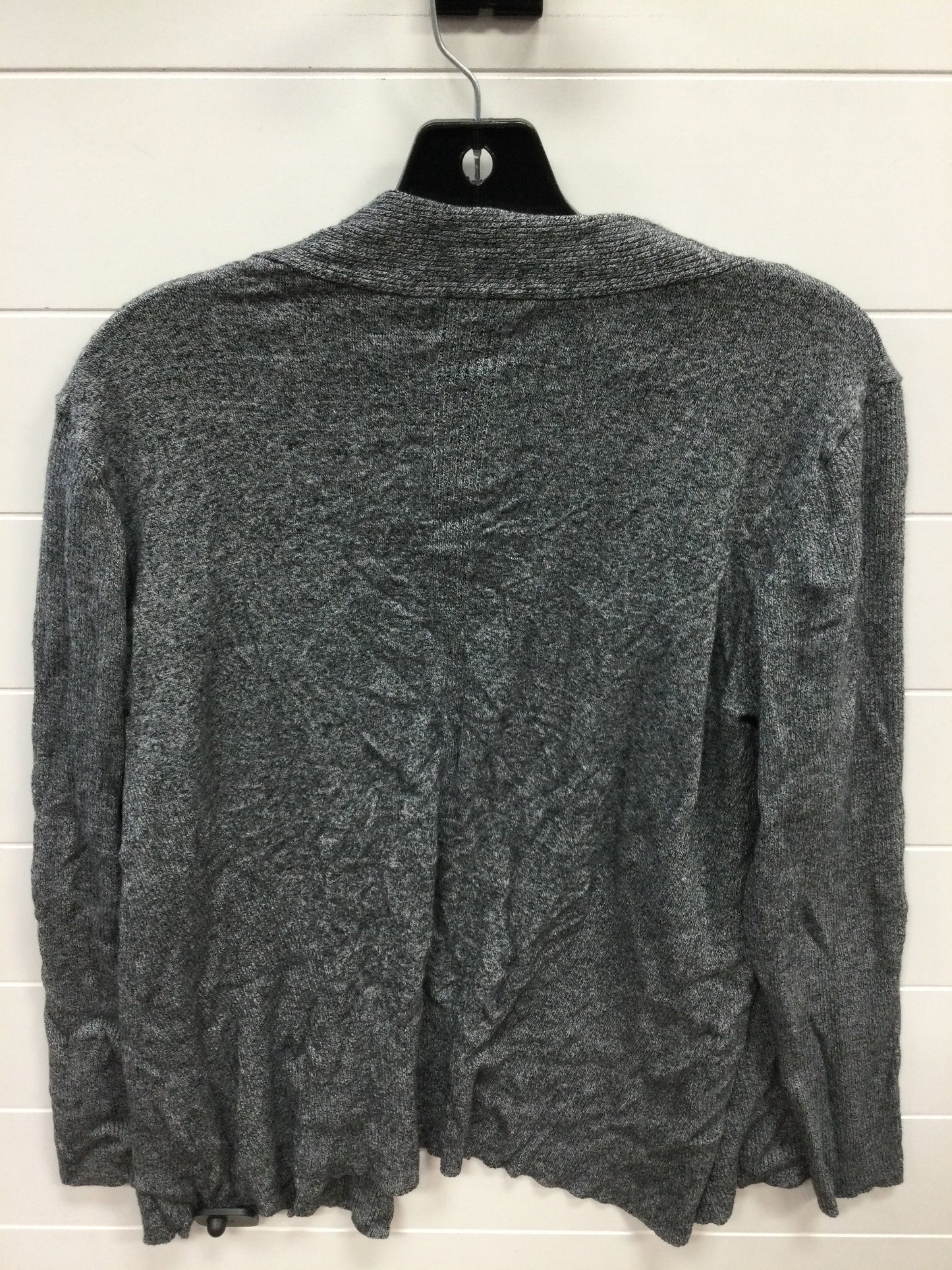 Cardigan By Dana Buchman In Grey, Size:Xl