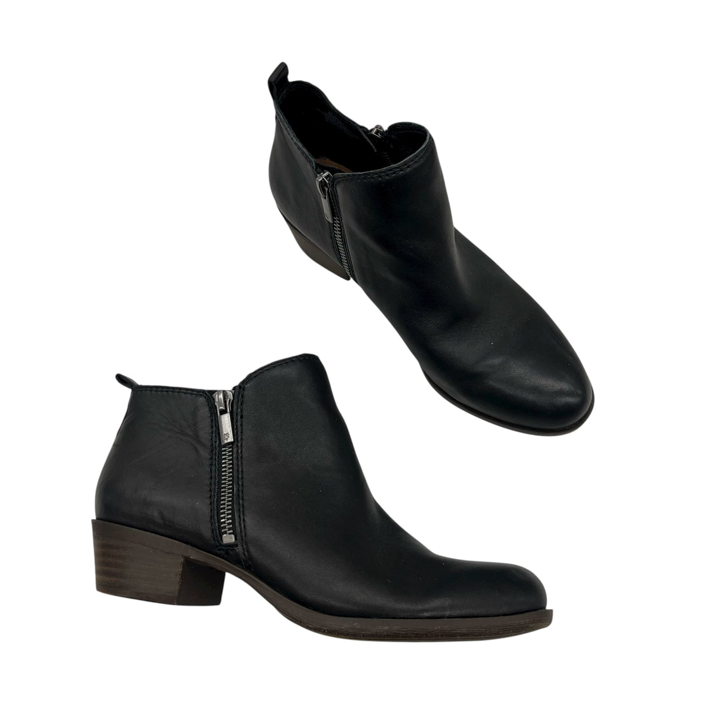 Boots Leather By Lucky Brand In Black, Size:8