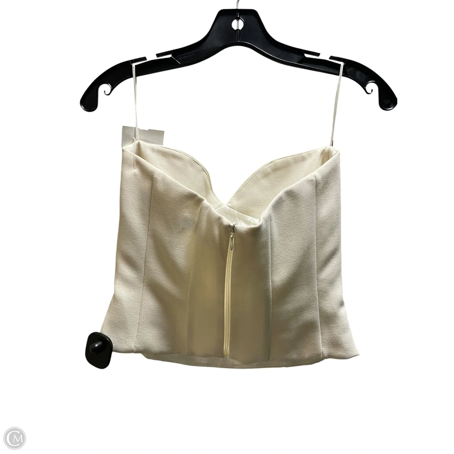 Top Sleeveless By Zara In Cream, Size: Xs