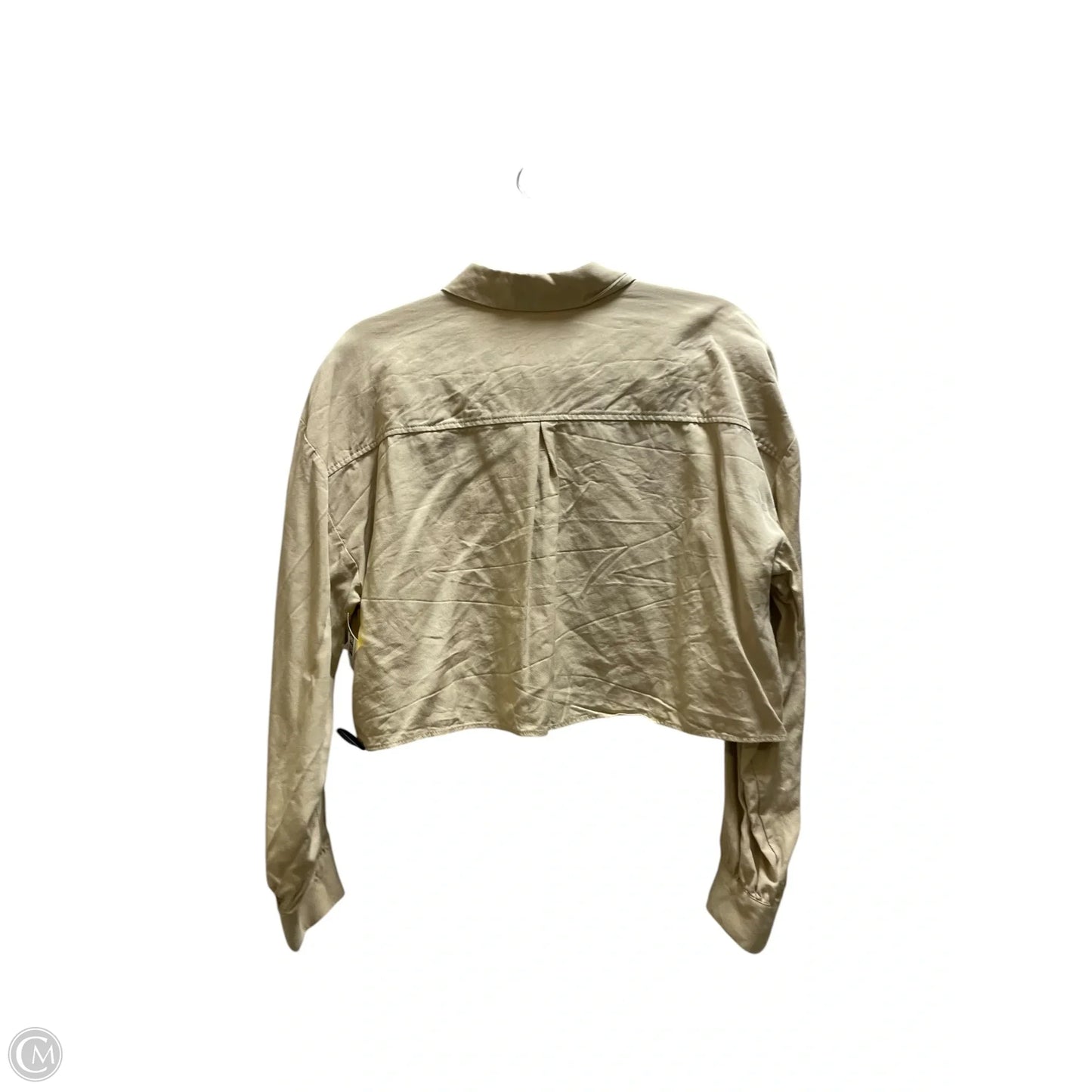 Top Long Sleeve By Maeve In Tan, Size: M