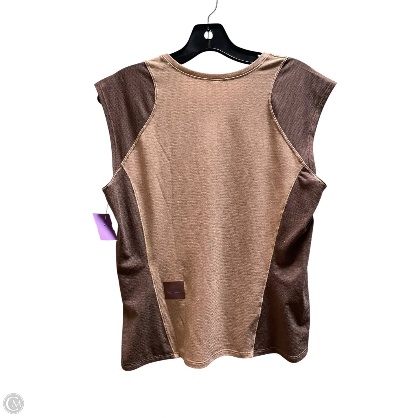 Athletic Tank Top By Lululemon In Brown, Size: 10