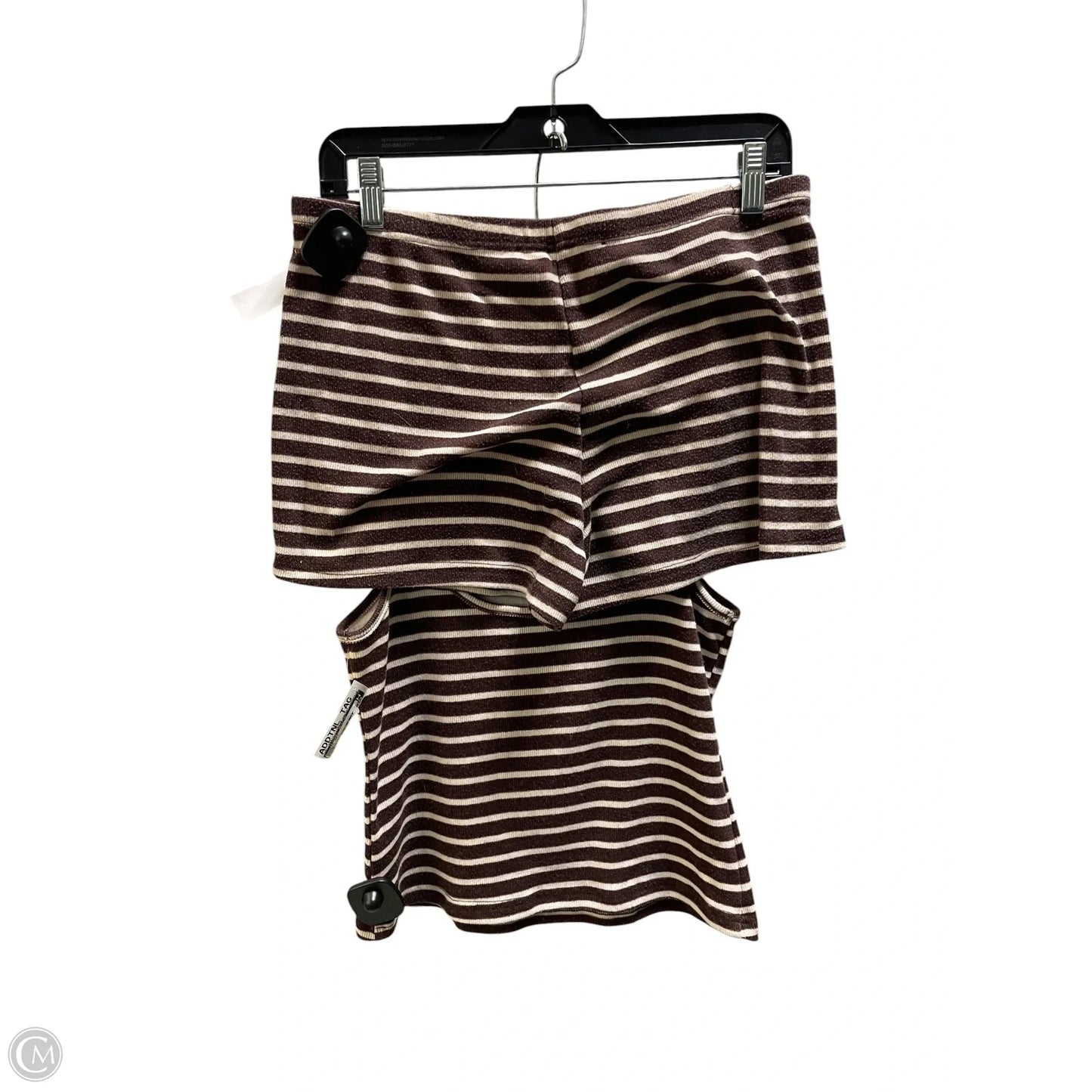 Shorts Set By Clothes Mentor In Brown, Size: M