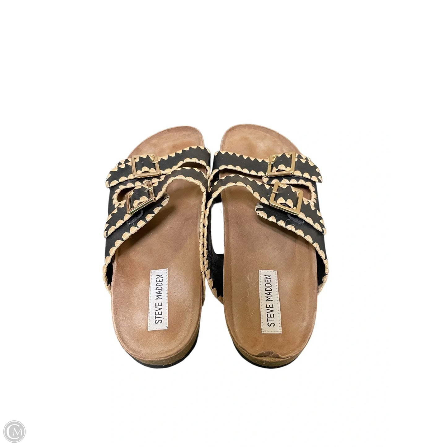 Sandals Flats By Steve Madden In Black, Size: 11