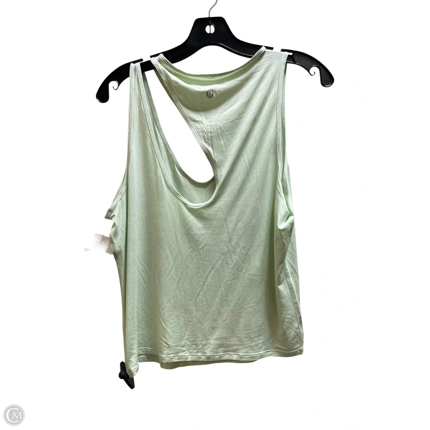 Athletic Tank Top By Lululemon In Green, Size: M