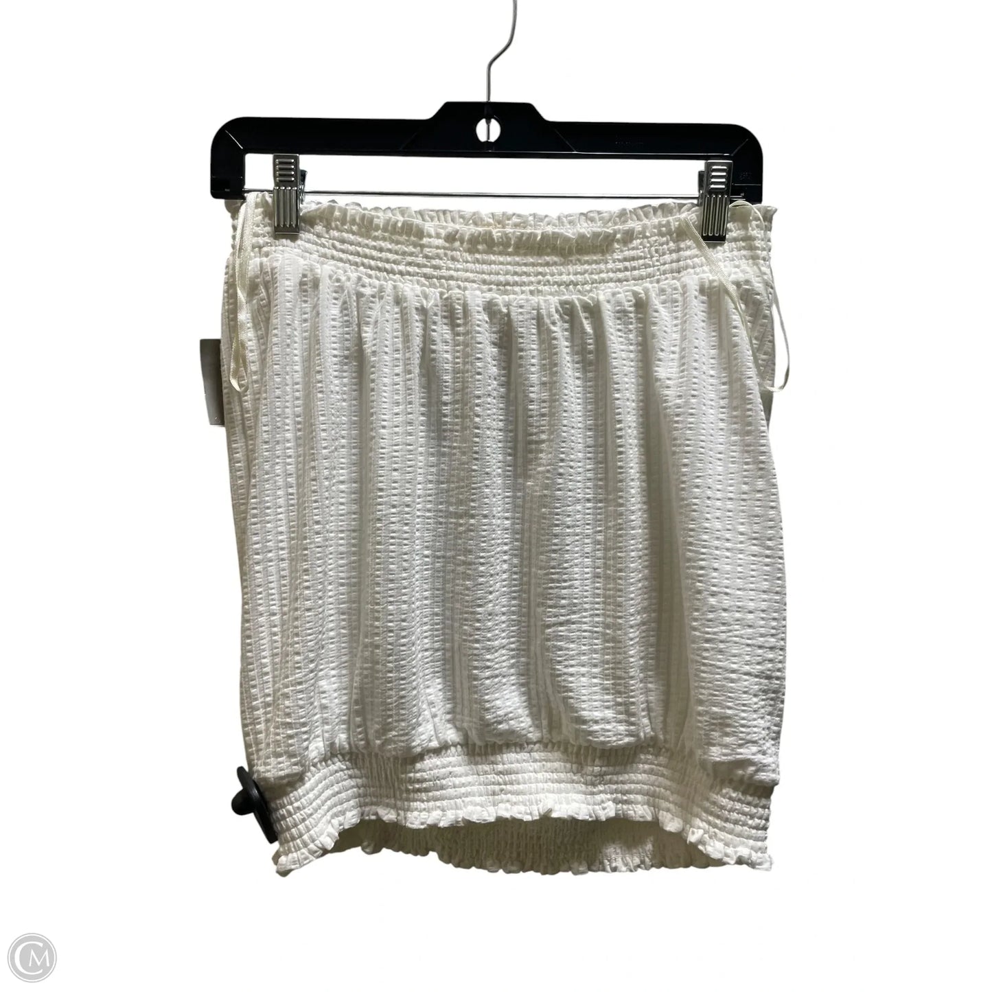 Top Sleeveless By Anthropologie In White, Size: M