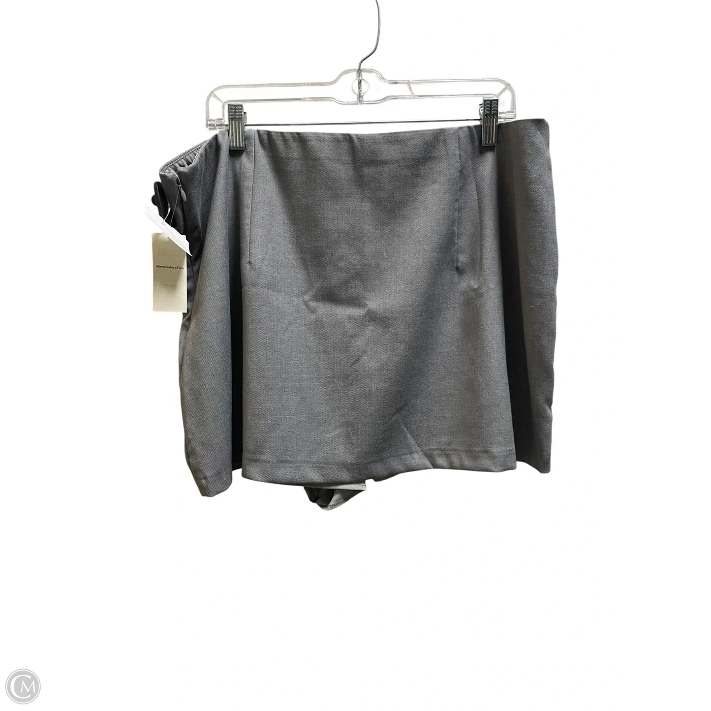 Skirt Mini & Short By Abercrombie And Fitch In Grey, Size: Xl
