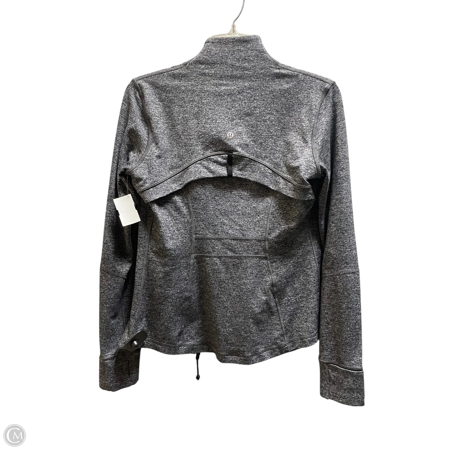 Athletic Jacket By Lululemon In Grey, Size: 8