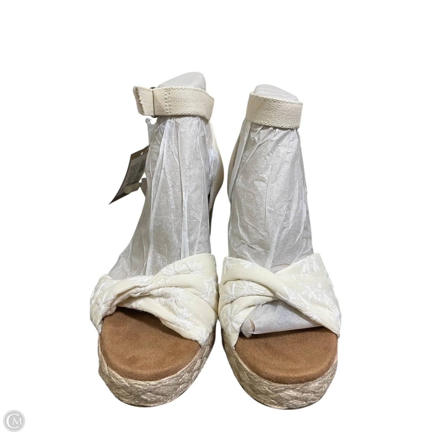 Sandals Heels Block By Toms In Yellow, Size: 6