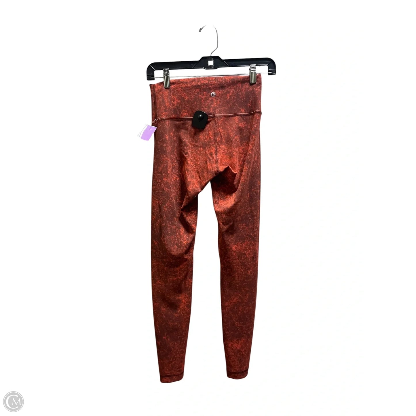 Athletic Leggings By Lululemon In Red, Size: 6