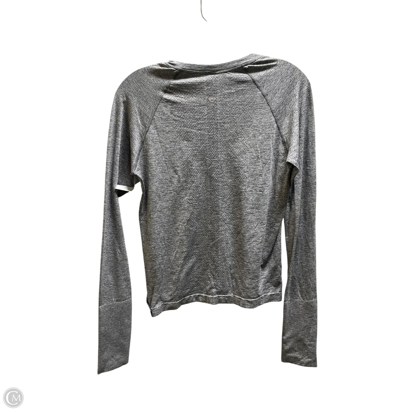 Athletic Top Long Sleeve Crewneck By Lululemon In Grey, Size: 8