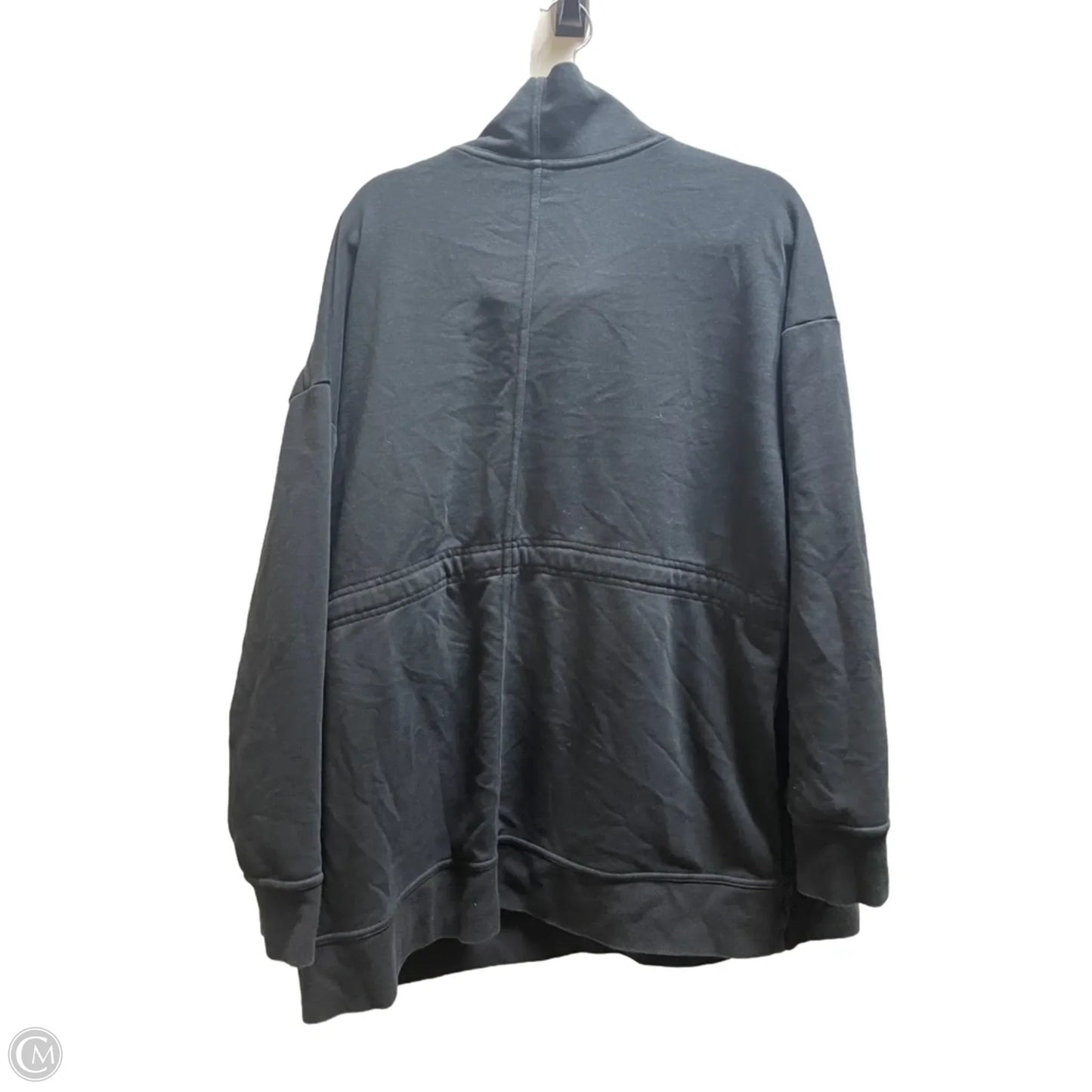 Sweatshirt Collar By Nike Apparel In Black, Size: Xxl