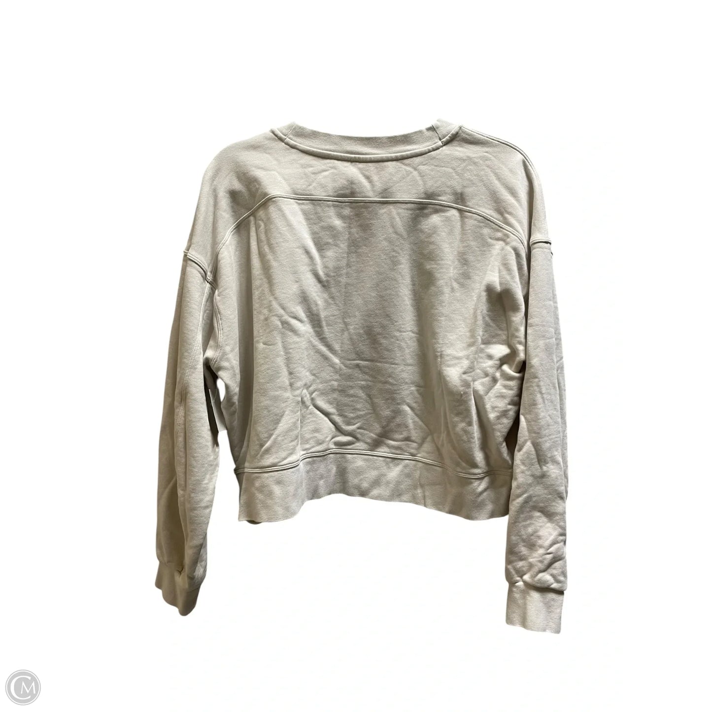 Sweatshirt Crewneck By Lululemon In White, Size: S
