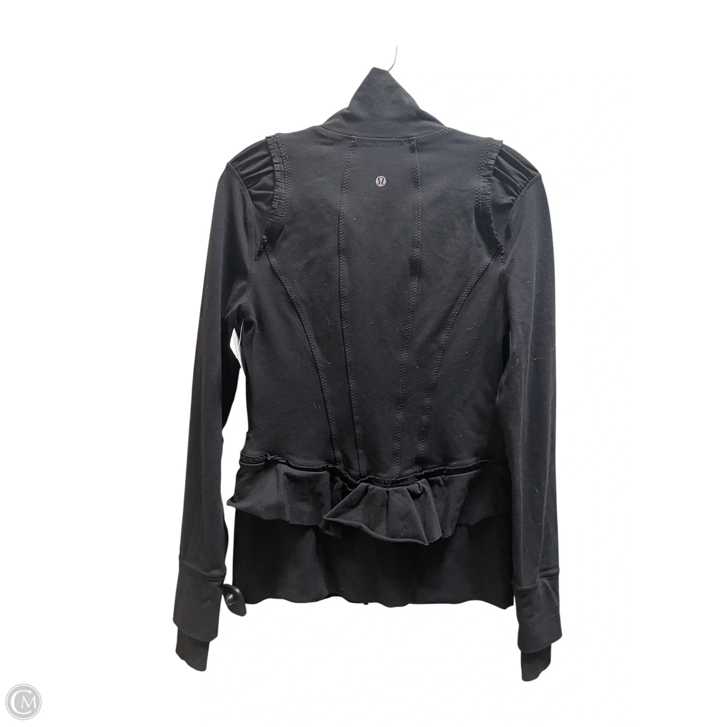 Athletic Jacket By Lululemon In Black, Size: M