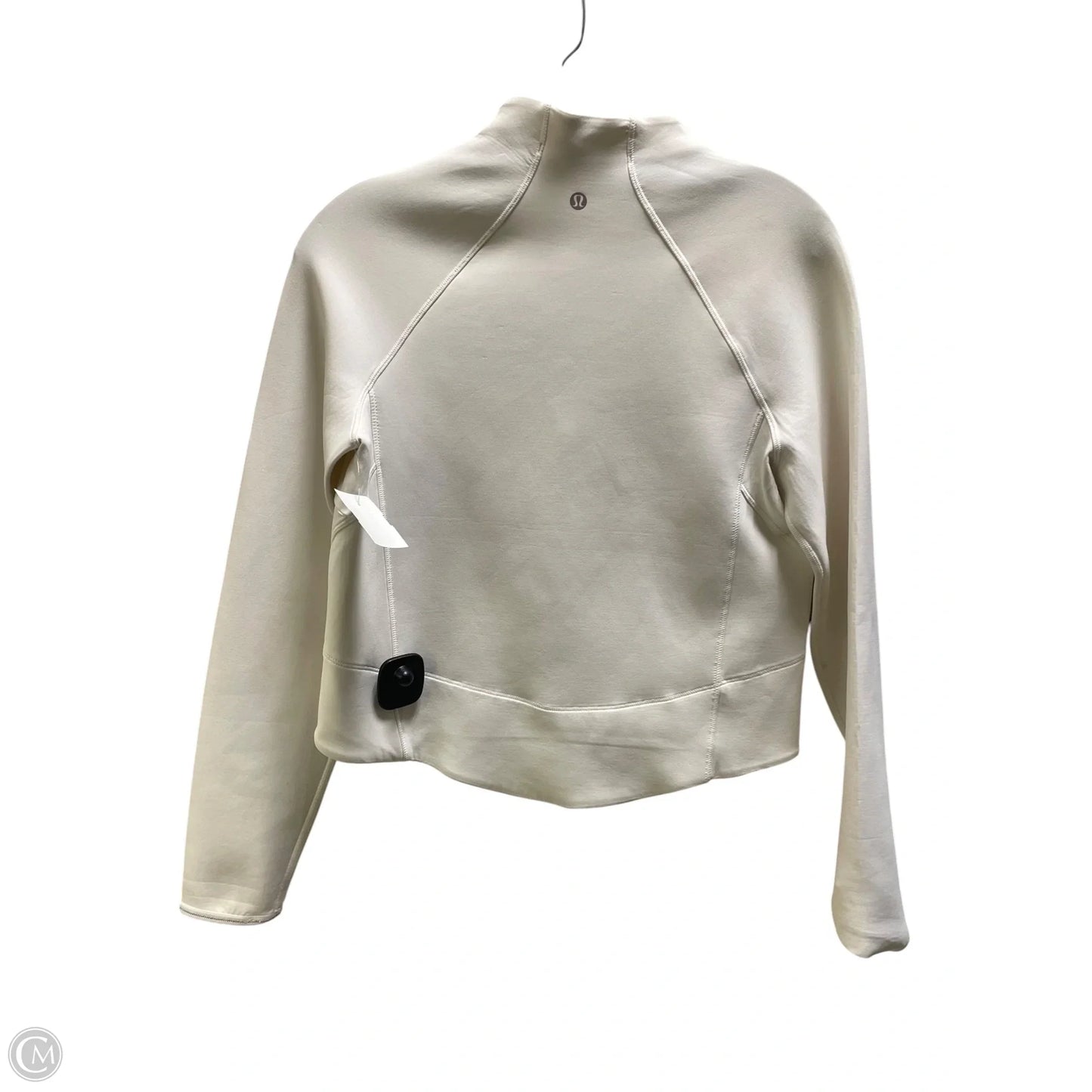 Athletic Jacket By Lululemon In White, Size: 6