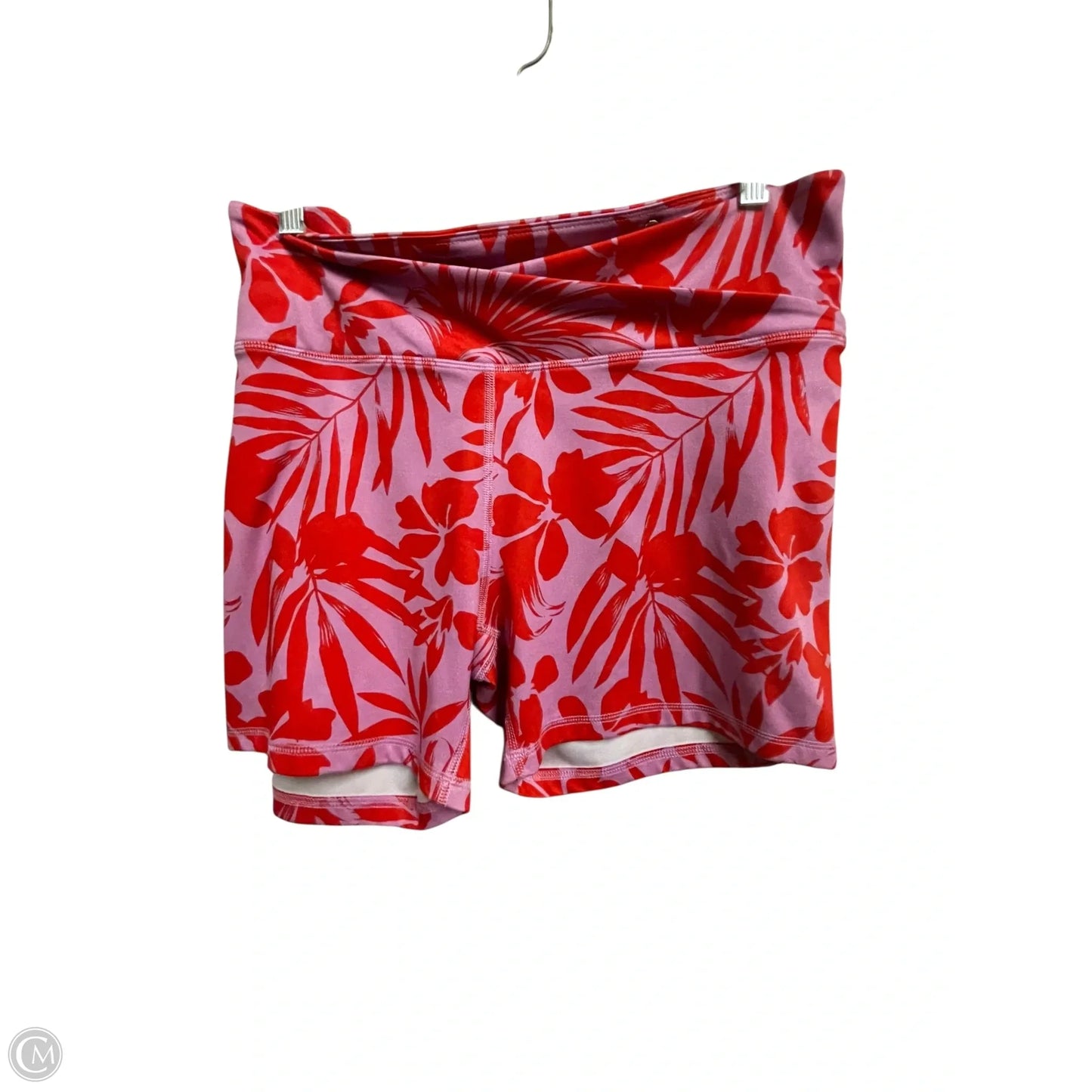 Athletic Shorts By Avia In Floral Print, Size: 3x