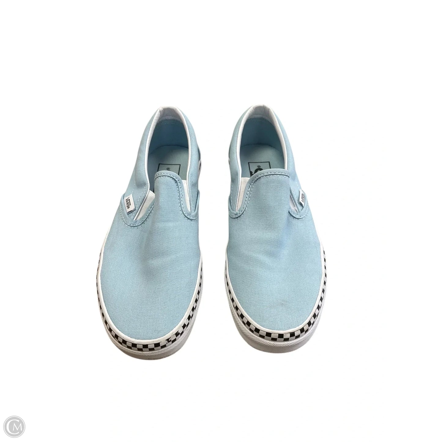 Shoes Flats By Vans In Blue, Size: 7