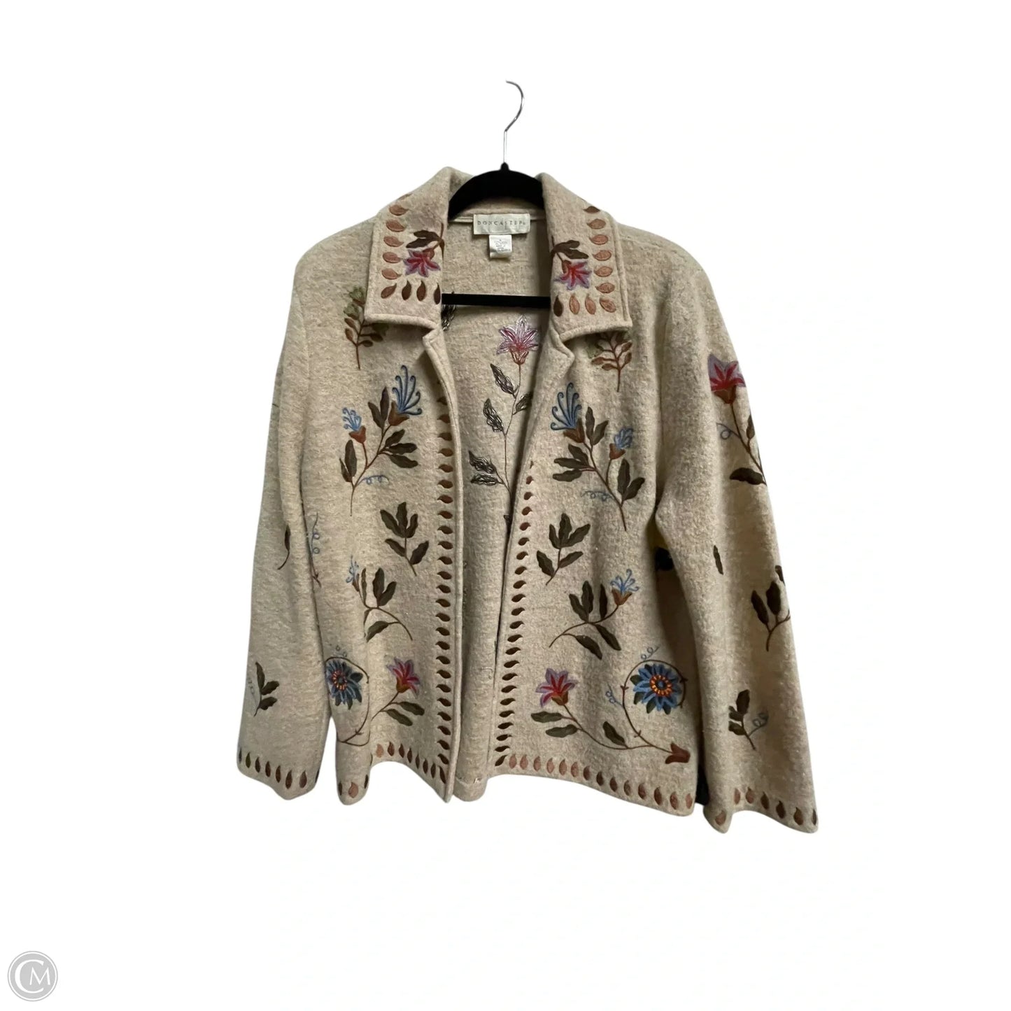 Sweater By Doncaster In Tan, Size: L