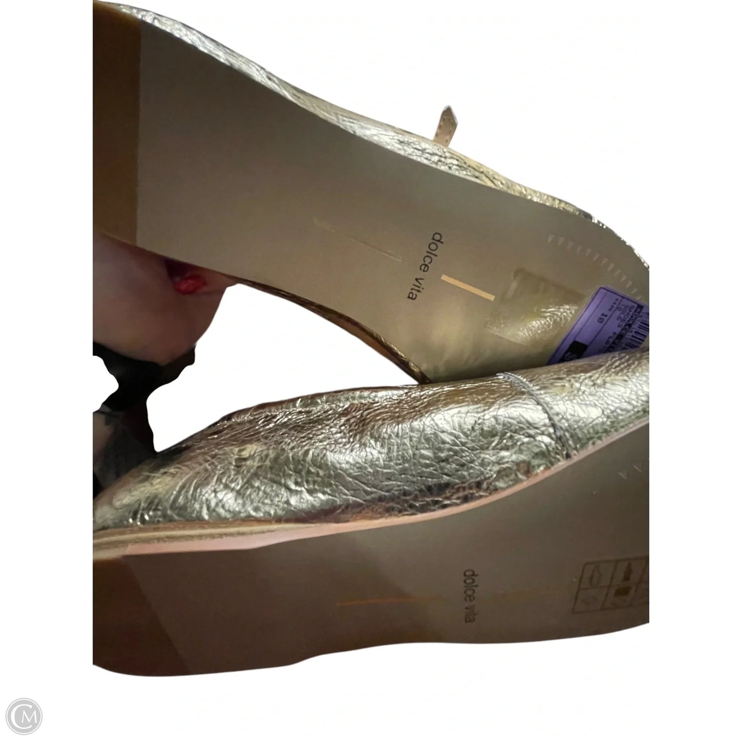 Shoes Flats By Dolce Vita In Gold, Size: 10