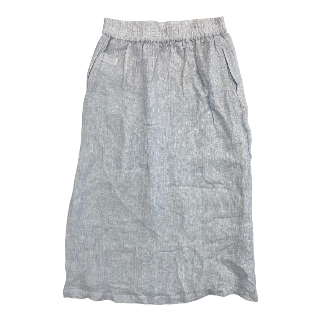 Skirt Maxi By Tahari By Arthur Levine In Blue, Size:L