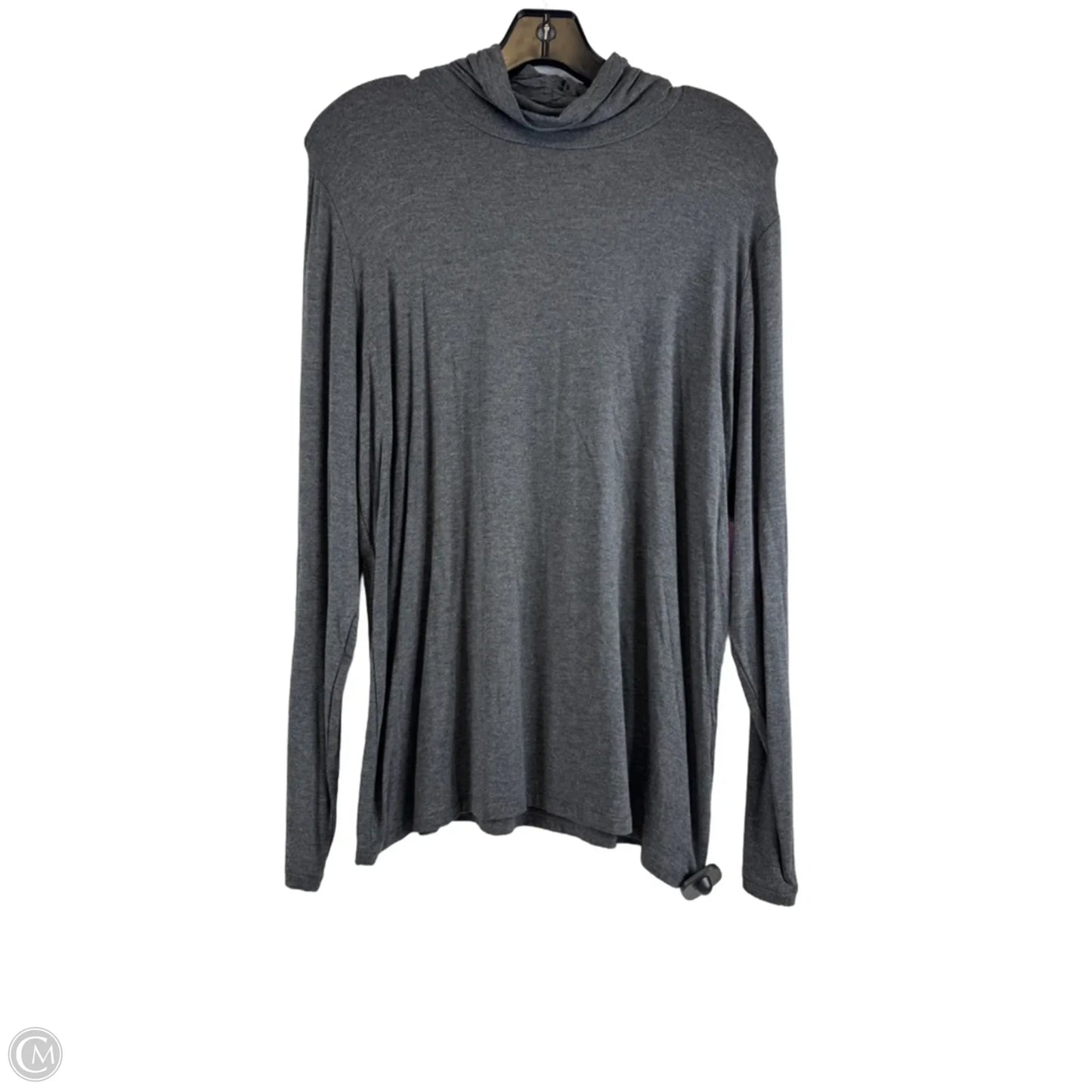 Top Long Sleeve Basic By Style And Company In Grey, Size: Xl