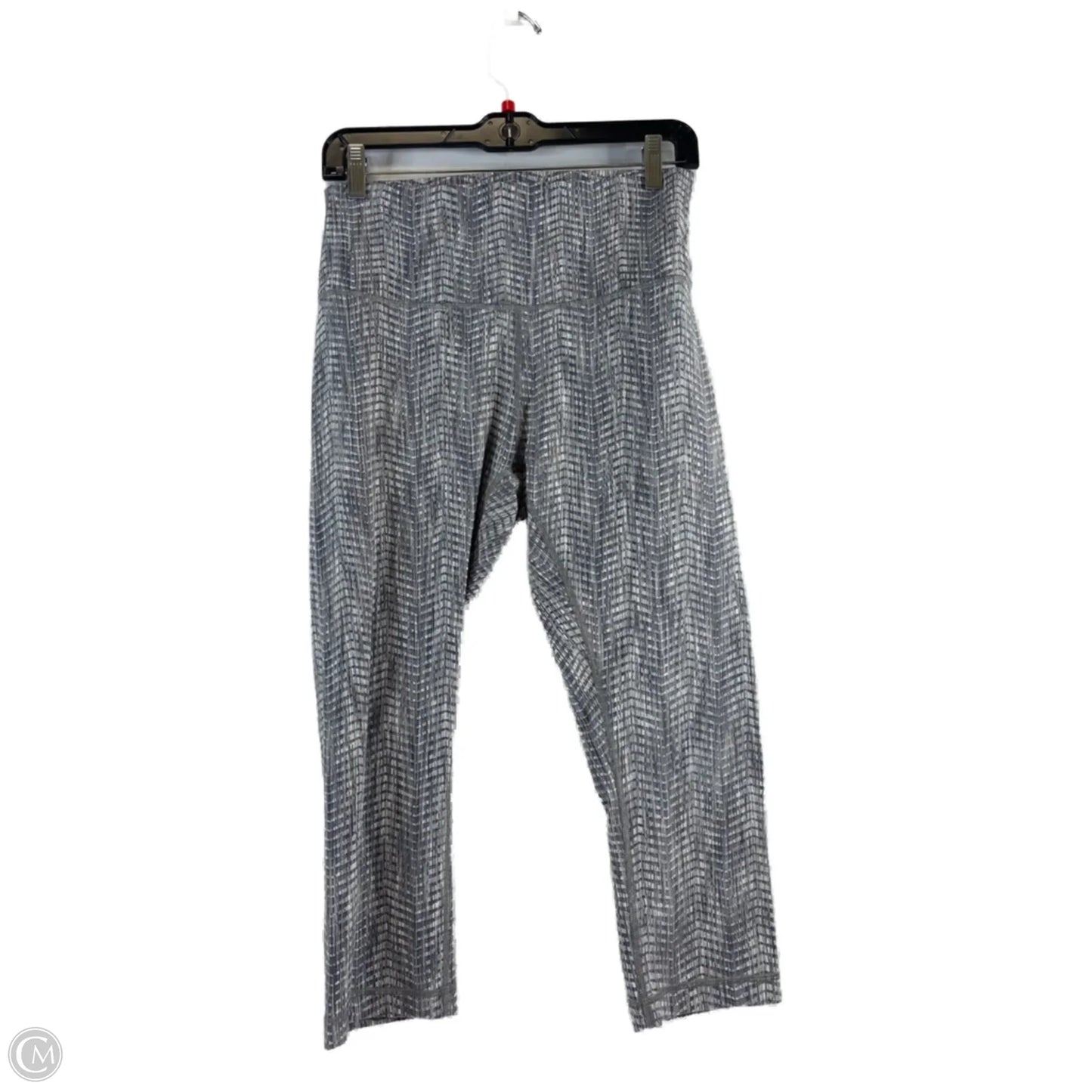 Athletic Leggings Capris By Lululemon In Grey, Size: M