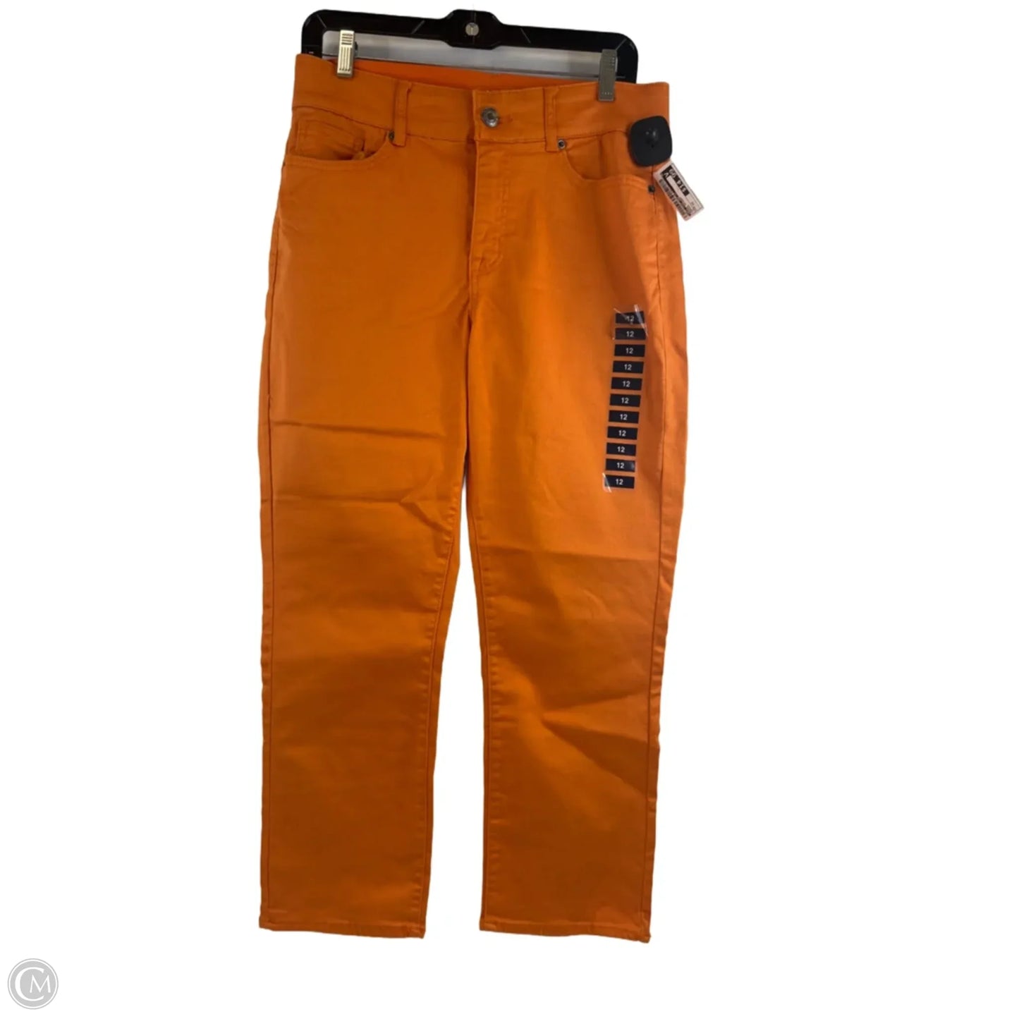 Jeans Skinny By New York And Co In Orange, Size: 12