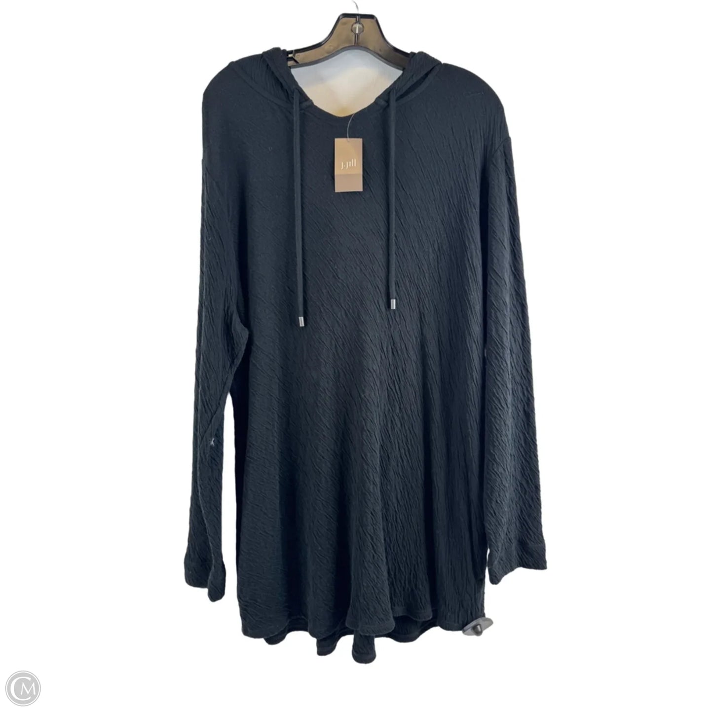 Top Long Sleeve By J. Jill In Black, Size: Xl