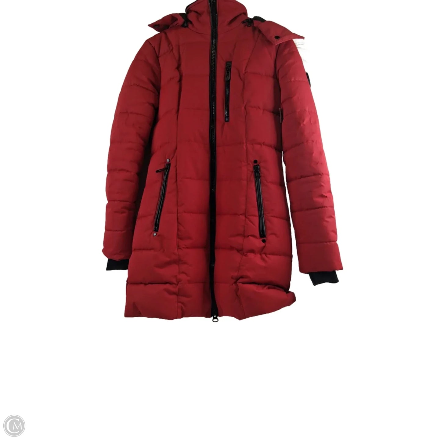 Coat Parka By Clothes Mentor In Red, Size: Xs