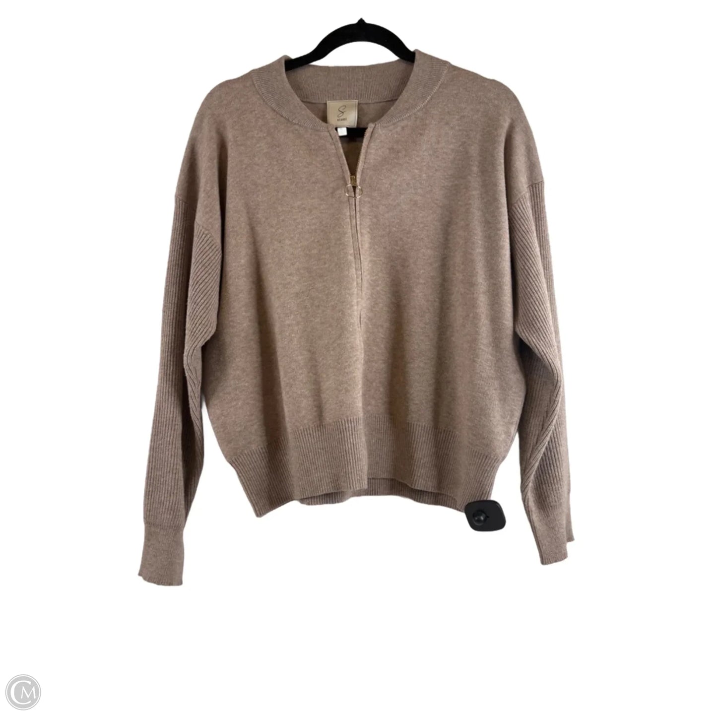 Sweater Cardigan By Sioni In Beige, Size: Xl