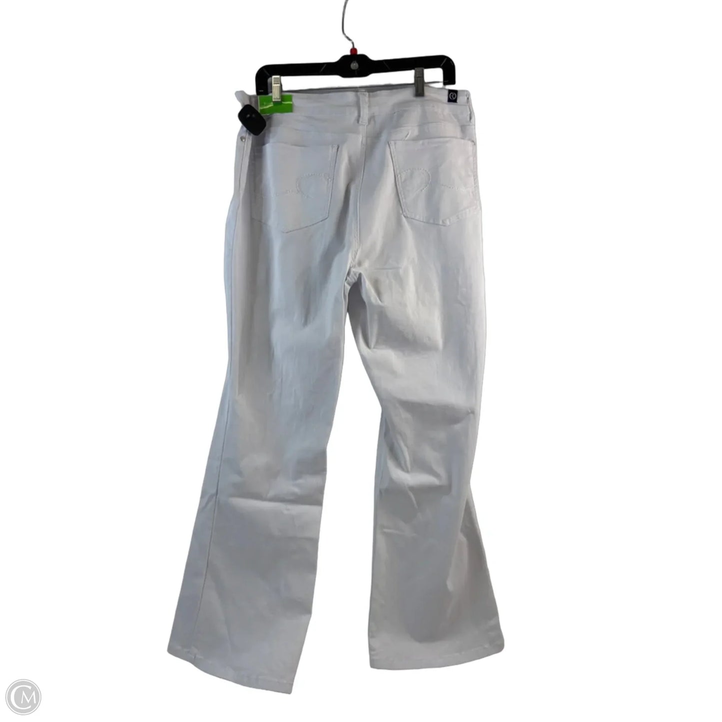 Jeans Straight By Clothes Mentor In White Denim, Size: 14