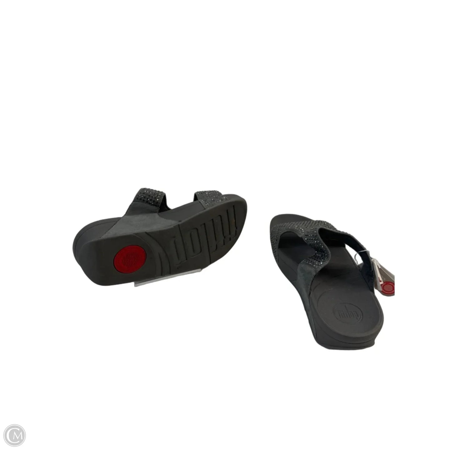 Sandals Heels Platform By Fitflop In Grey, Size: 7