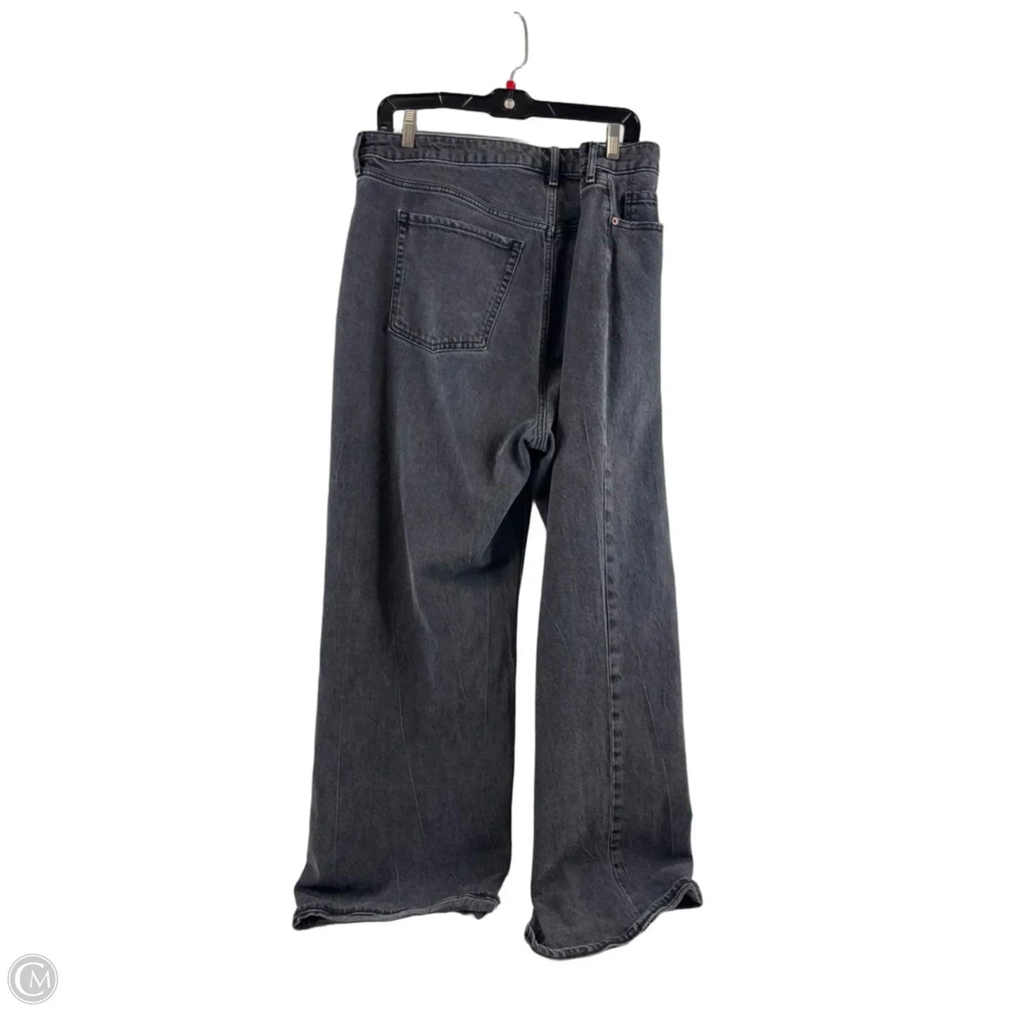 Jeans Wide Leg By Old Navy In Black Denim, Size: 20