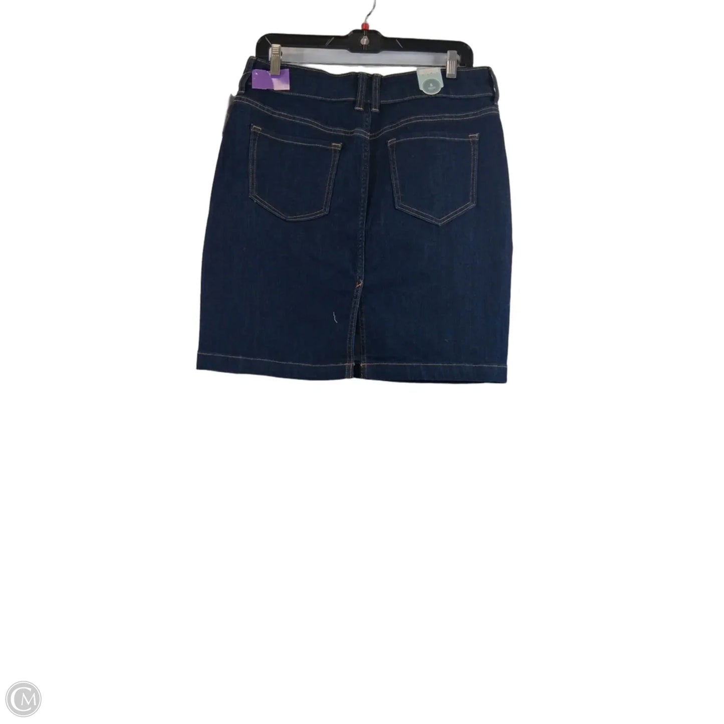 Skirt Midi By Old Navy In Blue Denim, Size: 8