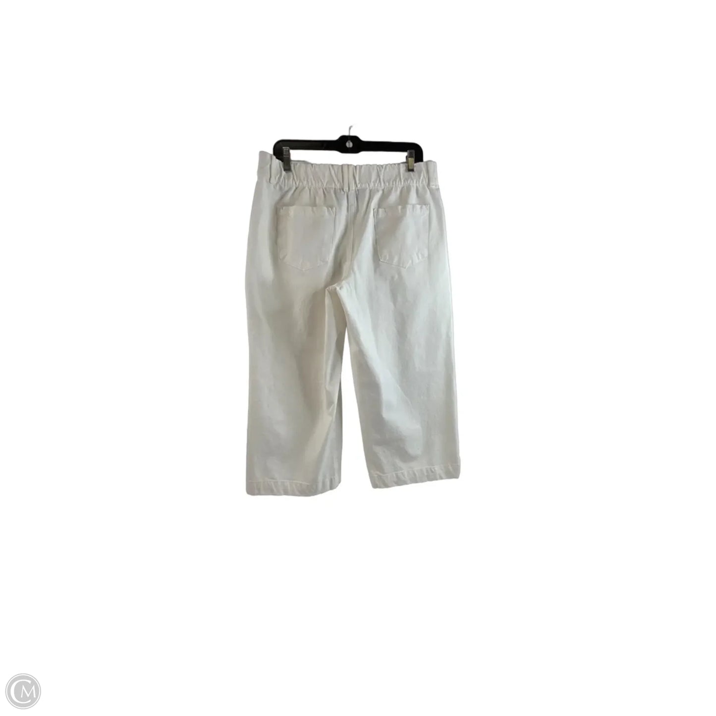 Pants Cropped By Any Body In White, Size: 10p