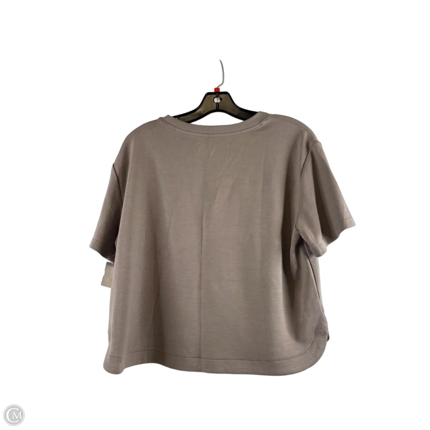 Top Short Sleeve By Lou And Grey In Beige, Size: S