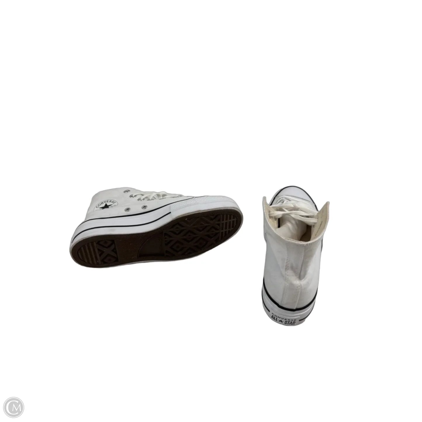 Shoes Sneakers Platform By Converse In White, Size: 7.5