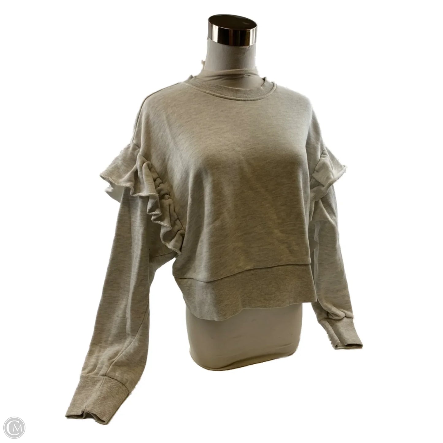 Sweatshirt Crewneck By Divided In Grey, Size: S