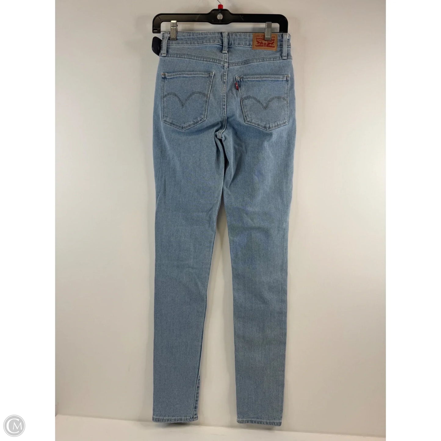 Jeans Skinny By Levis In Blue Denim, Size: 4