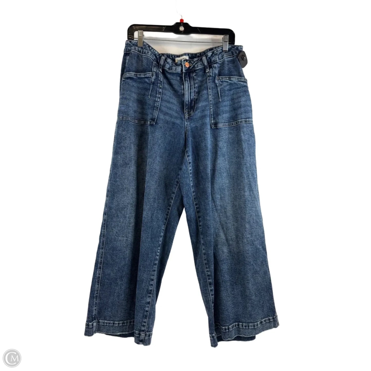 Jeans Wide Leg By Maurices In Blue Denim, Size: 12