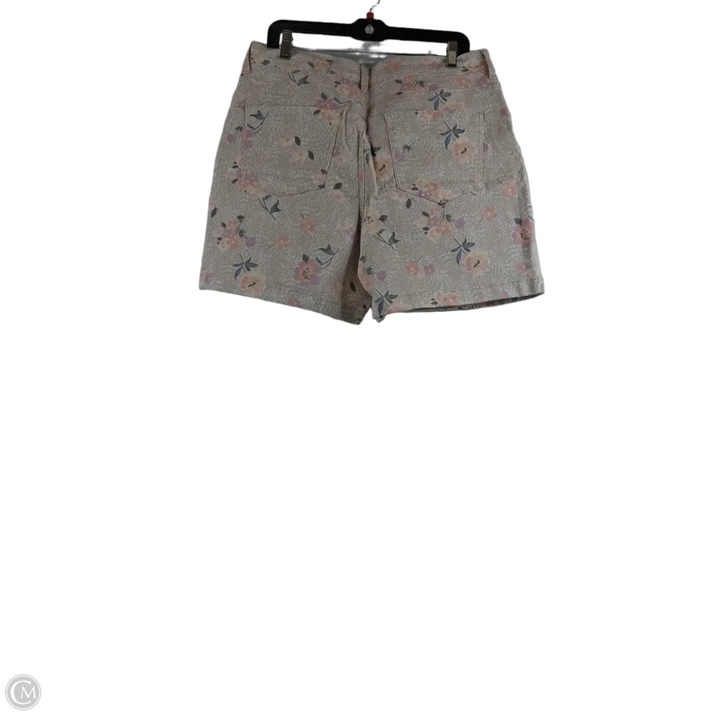 Shorts By Gloria Vanderbilt In Purple & Tan, Size: 14
