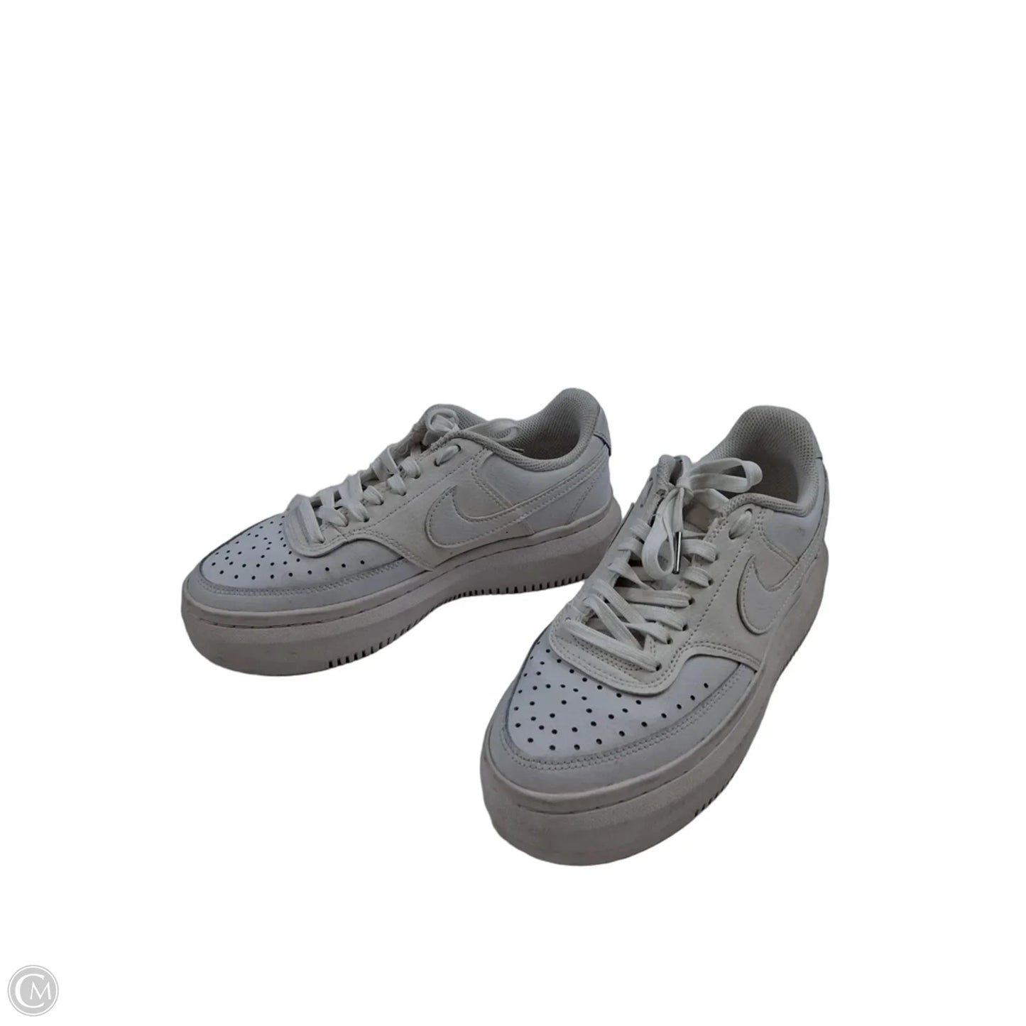 Shoes Athletic By Nike In White, Size: 7